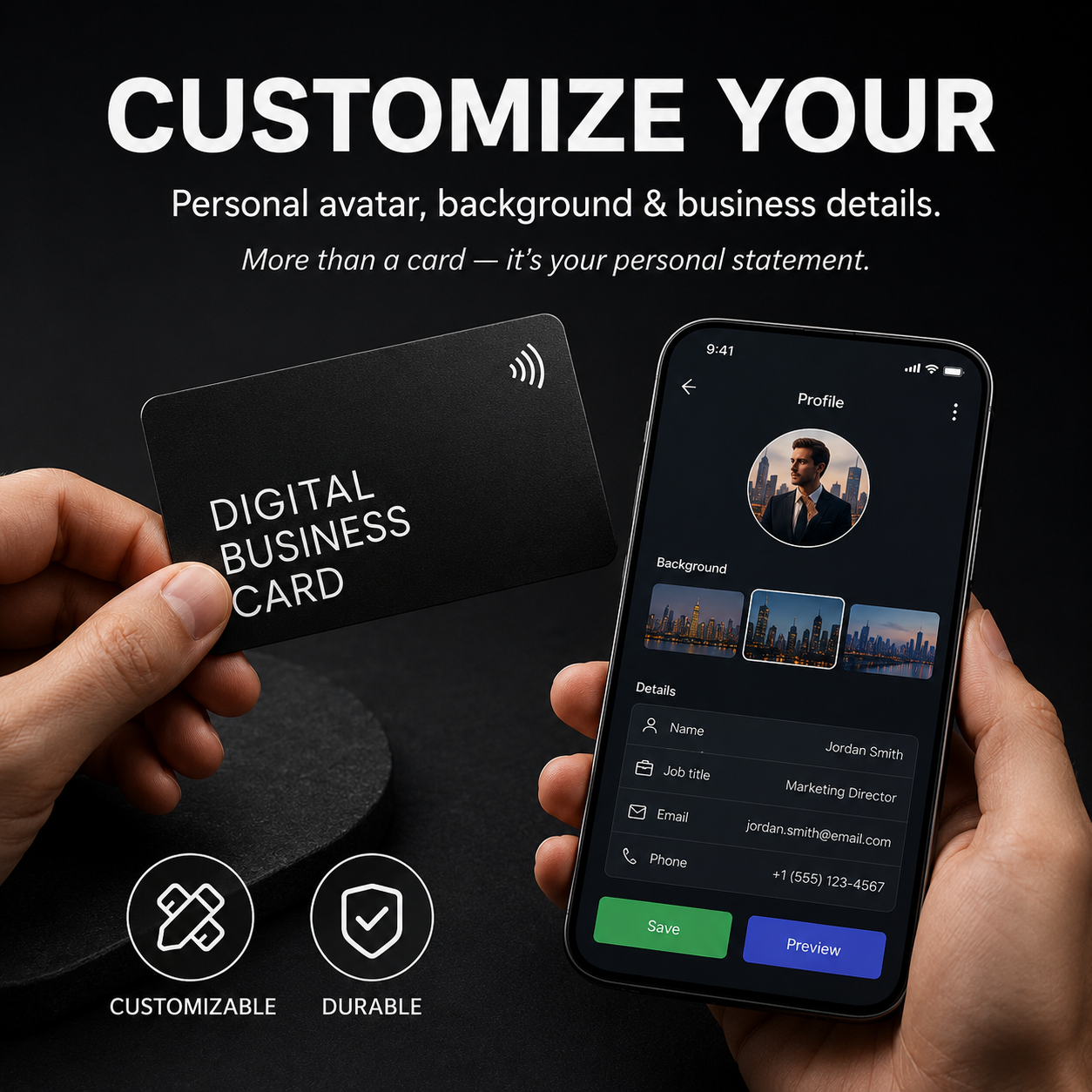 Digital NFC Business Cards