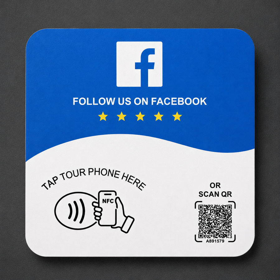 Facebook NFC Review Card