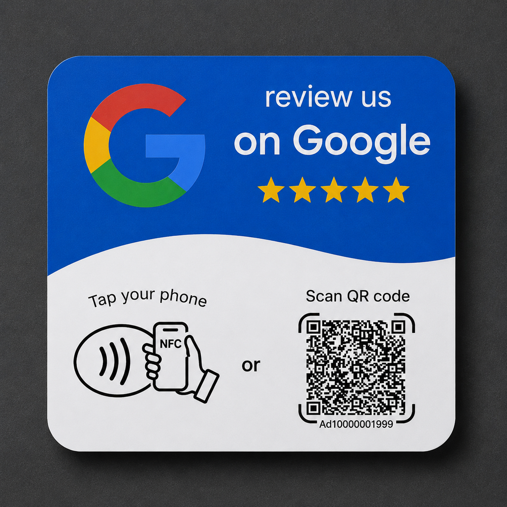 Google NFC Review Card
