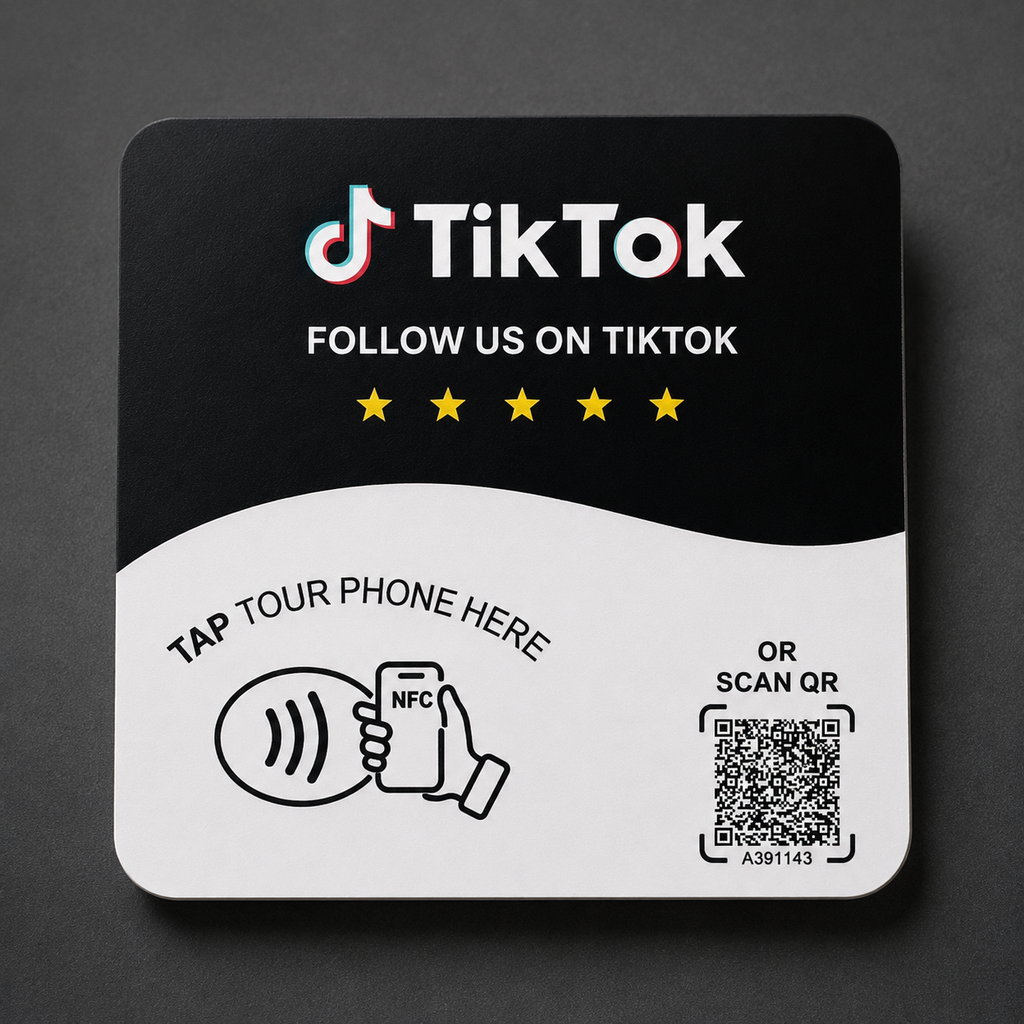 TikTok NFC Social Card