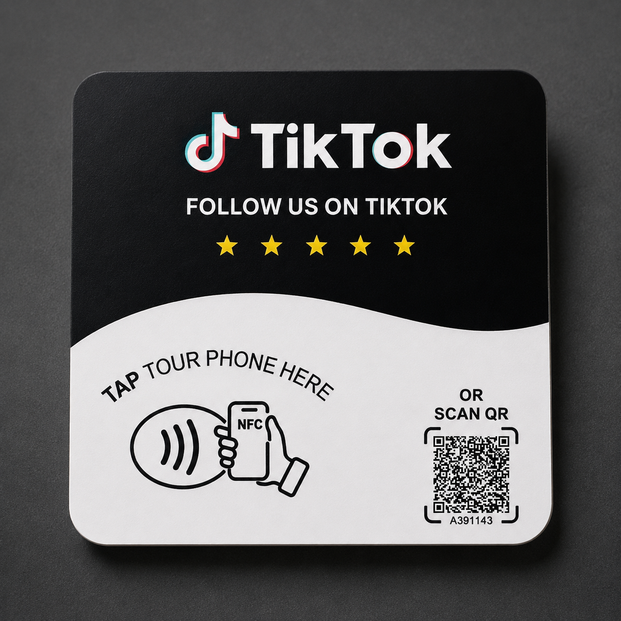 TikTok NFC Social Card