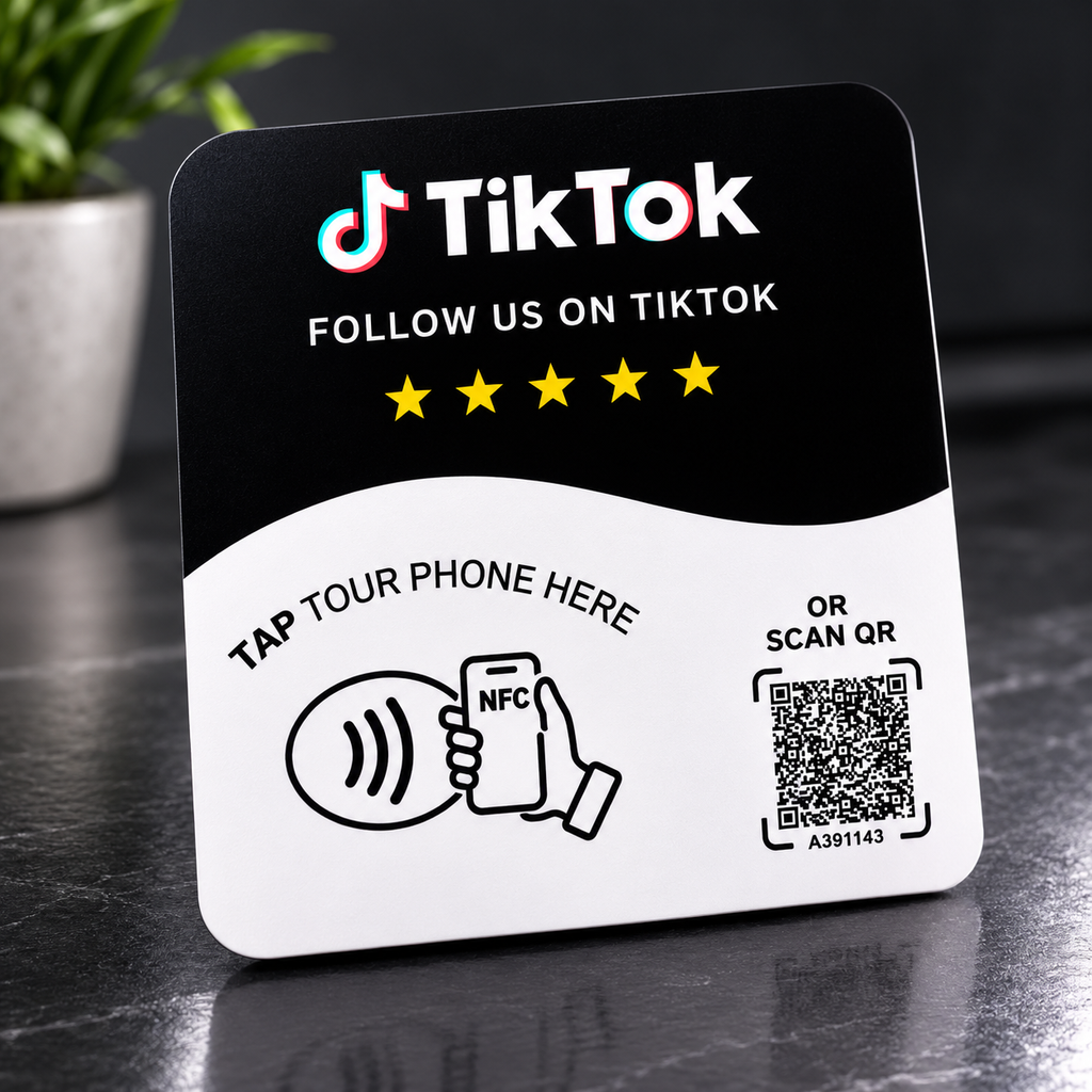 TikTok NFC Social Card